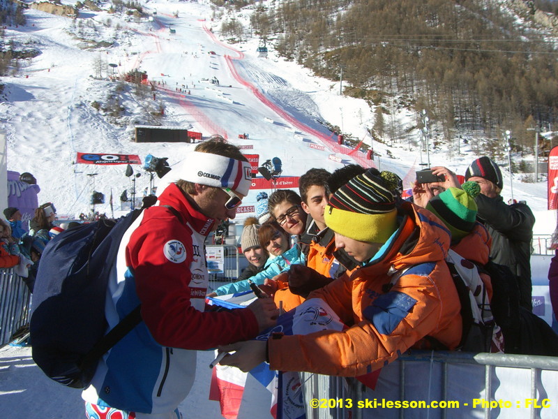 La rue principale de Val d'Isère le 03 Décembre 2009